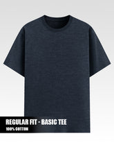 Basic Navy Melange - Unisex T-Shirt